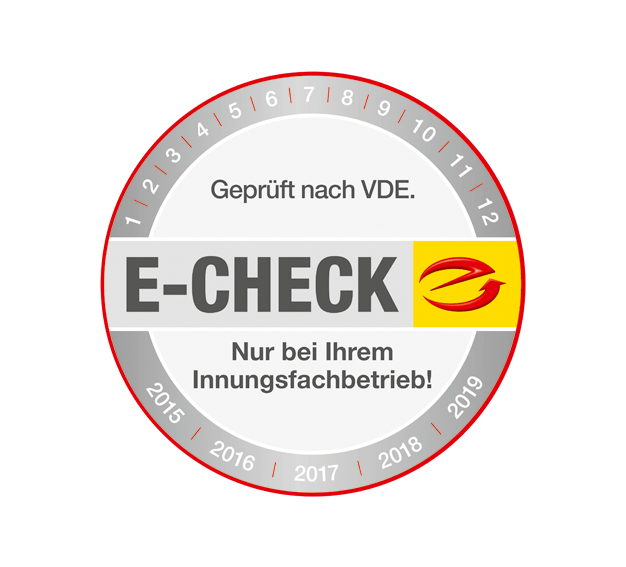 Siegel E-Check - Nur bei Ihrem Innungsfachbetrieb